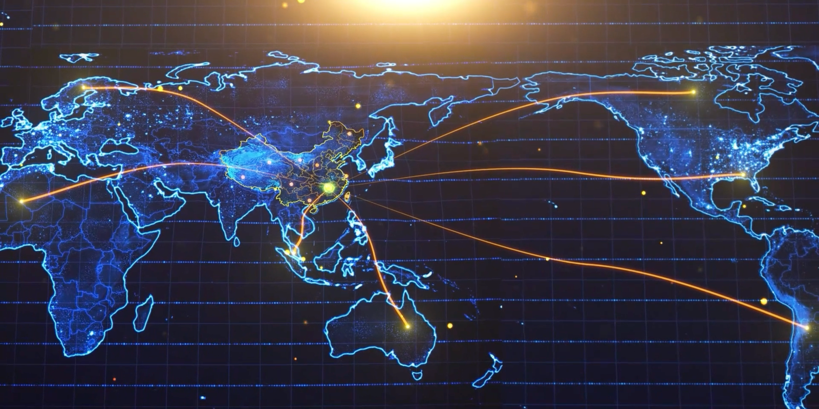 Global distribution map showing Oursun export markets